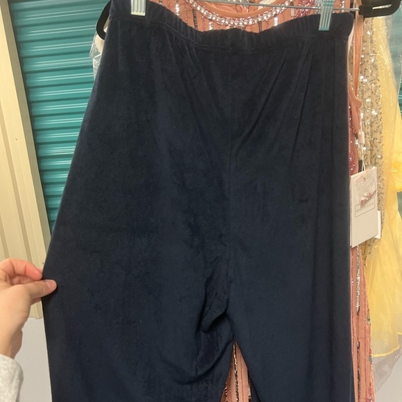 NWT Araminta James HARLOW TERRY PANT $118 - color midnight navy - Size MEDIUM - Picture 7 of 9